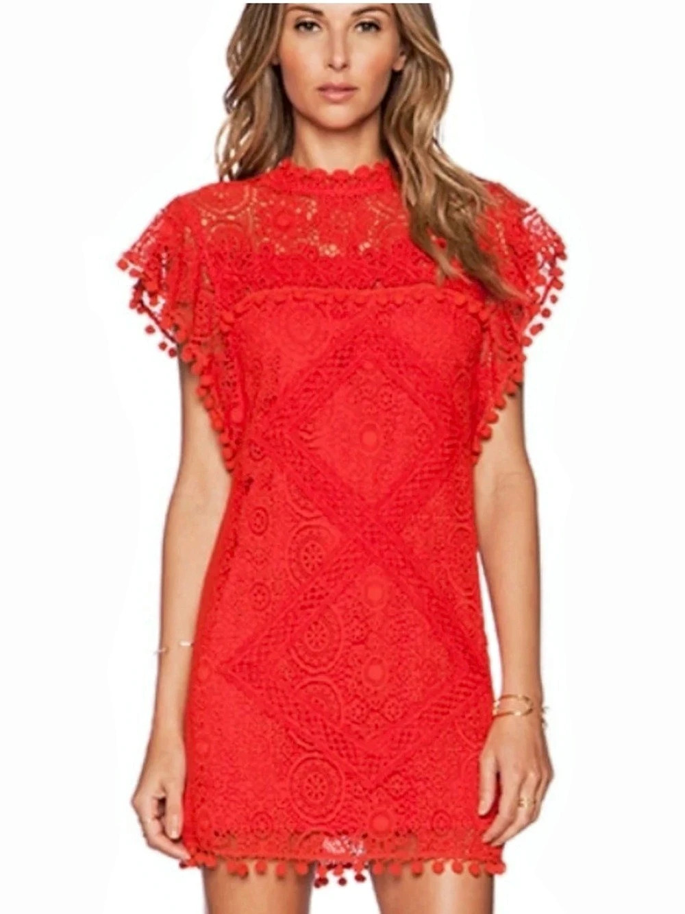 Tularosa Red Mini Dress size Small